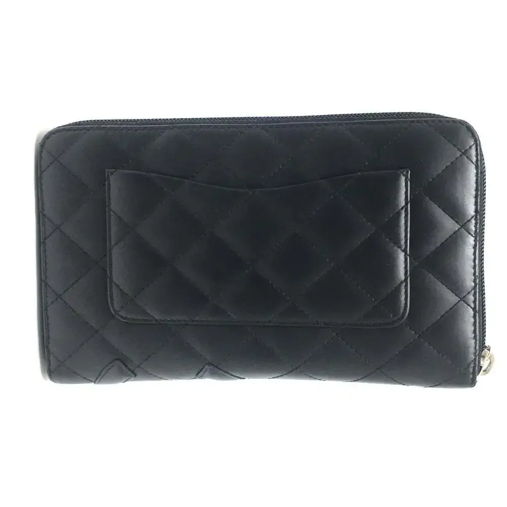 CHANEL Black Leather Wallet